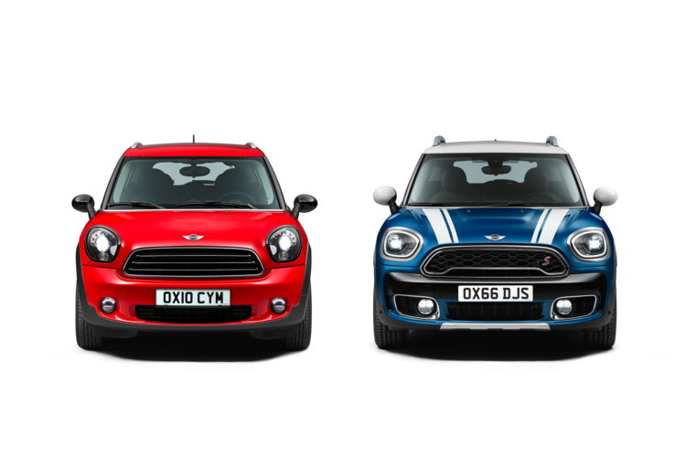 Photo Comparison: MINI R60 Countryman vs. New MINI F60 Countryman
