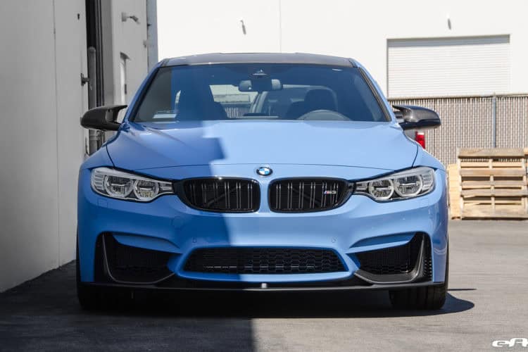 Yas Marina Blue BMW M3 With A Competition Package Gets IND Cosmetic Details Installed