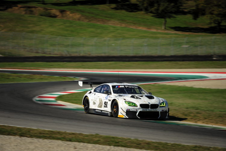 Alessandro Zanardi behind the wheel of the BMW M6 GT3 for the first time