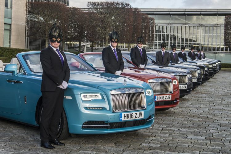 1295506_Rolls-Royce chauffeurs prepare for the Elephant Family Animal Ball