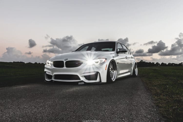 BMW F80 M3 gets down and low