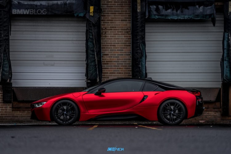 One Of A Kind: BMW i8 in Frozen Red Satin Conform Chrome