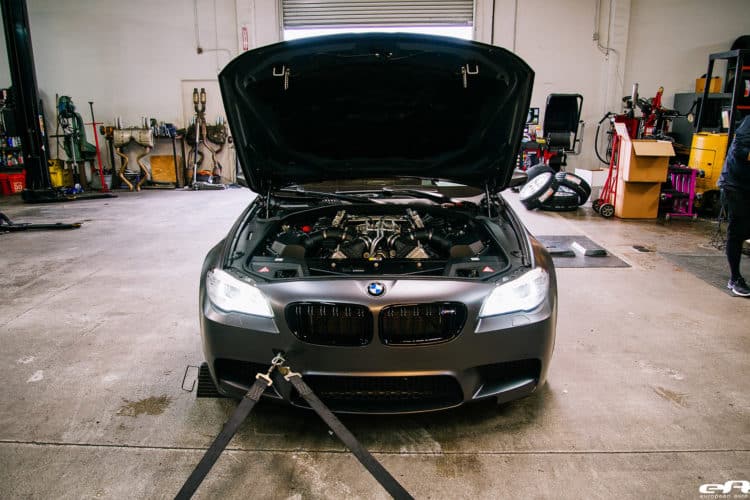 Frozen Gray F10 BMW M5 gets more power and custom wheels