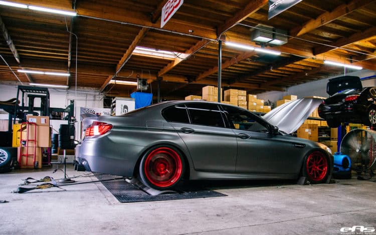 Frozen Gray BMW M5 With ADV.1 Wheels