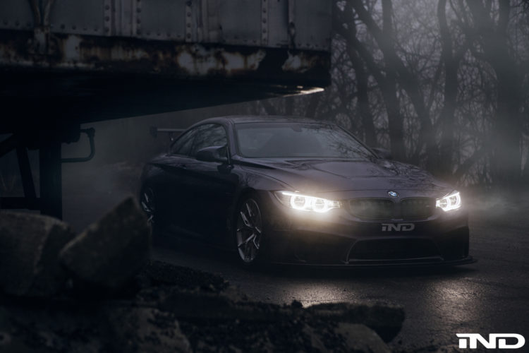 A Dark and Haunting Photoshoot Of IND’s Purple BMW M4