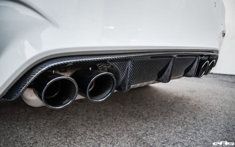 Alpine White BMW M4 With A Competition Package Gets Aftermarket Goodies