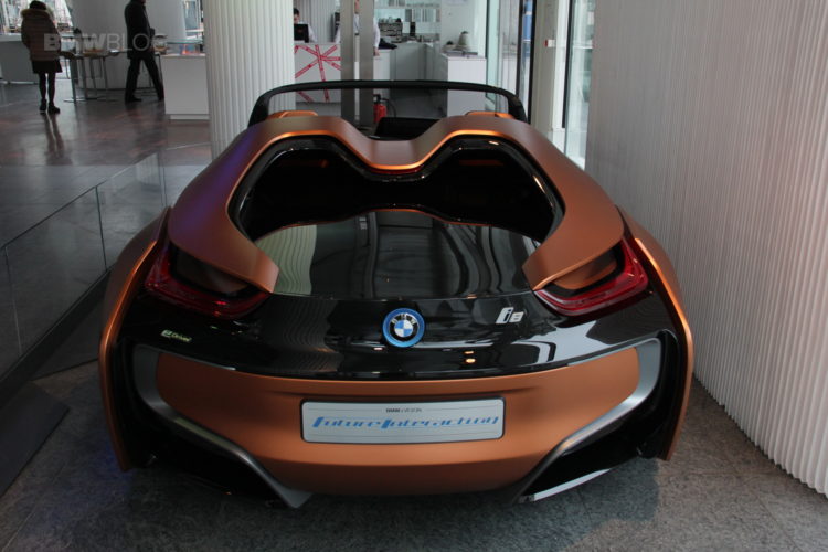 The BMW i Vision Future Interaction arrived at BMW Lenchbachplatz