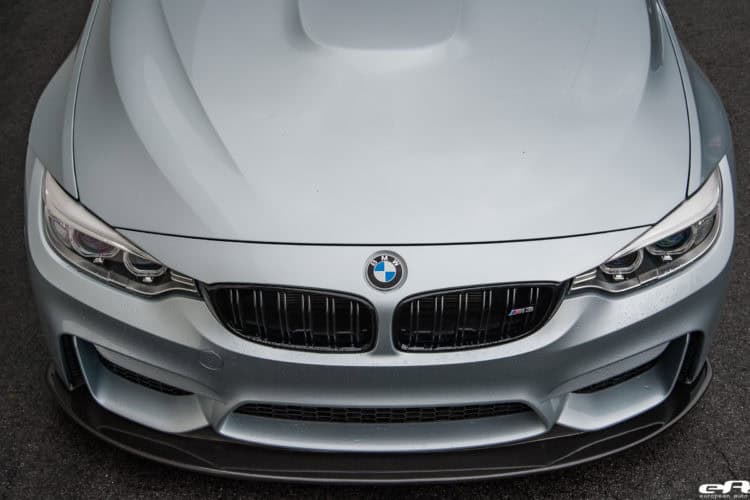 Silverstone Metallic BMW M3 gets some tasty aero upgrades