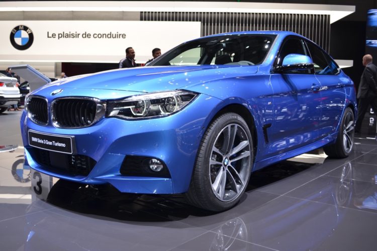 BMW 3 Series GT LCI as 335d with M package in Estoril blue