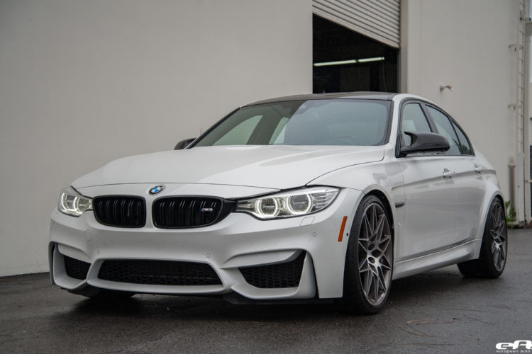Alpine White BMW M3 With A ZCP Package Gets Tuned