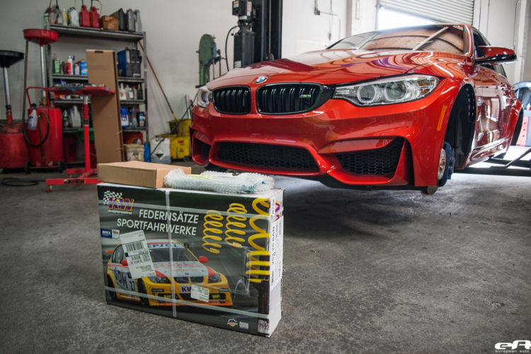 Sakhir Orange BMW M3 Project gets some racing upgrades