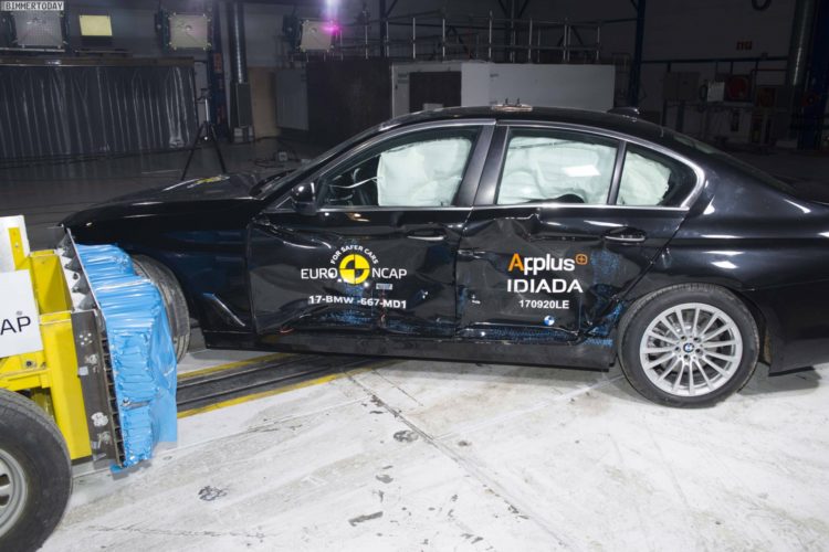 BMW G30 5 Series: Five stars in the Euro NCAP Crash test