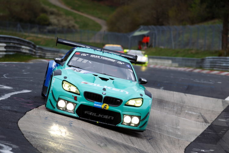 BMW M6 GT3 rehearsal for the 24 Hr of Nurburgring