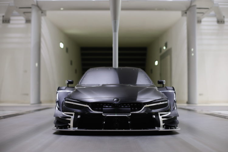 The new BMW M4 DTM in the wind tunnel