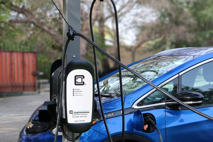 Clipper Creek now makes it easier to handle the charging cables