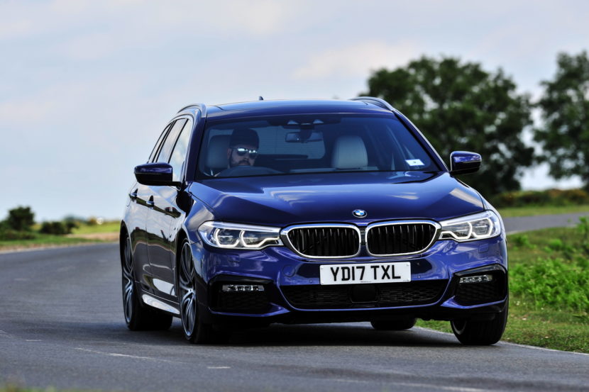 SPIED: G31 BMW 5 Series Touring LCI caught with some camo