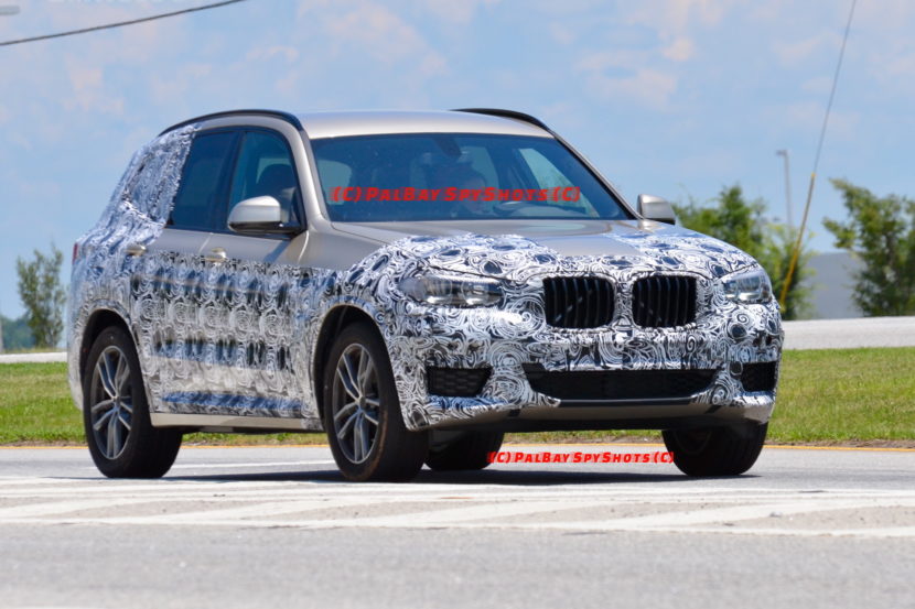 New BMW X3 shows up in prototype form one more time before the unveil