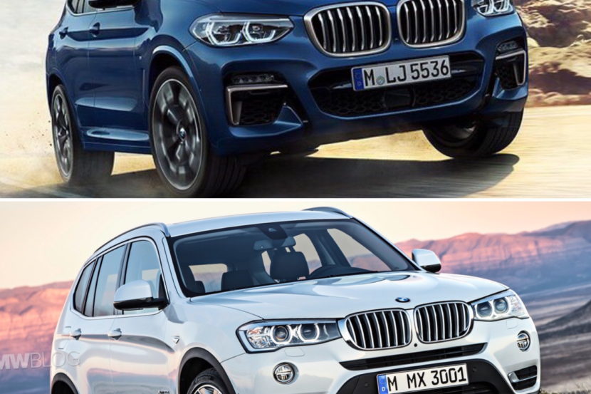 Photo Comparison: G01 BMW X3 vs F25 BMW X3