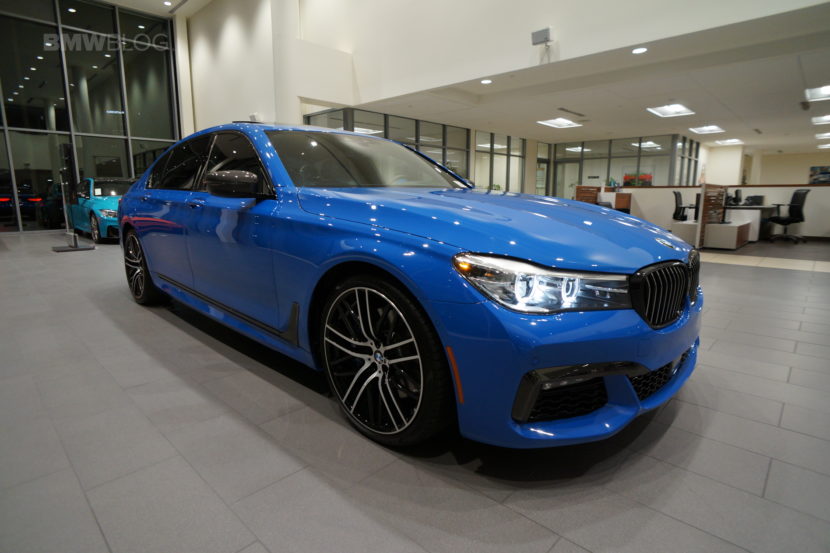 One-of-a-Kind: BMW 740i gets dressed up in Santorini Blue