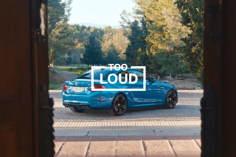VIDEO: BMW M2 is Too Loud, Crashes Wedding in new ad