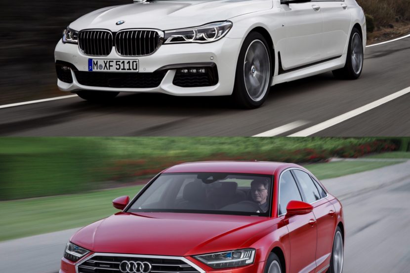 Photo Comparison: BMW 7 Series vs 2018 Audi A8