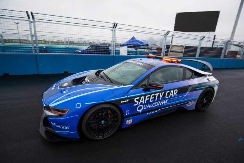 BMW i8 Safety Car gets a new livery for the ePrix in New York City