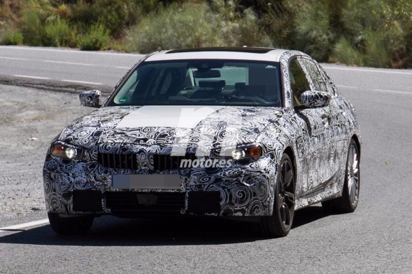 SPIED: G20 BMW 325e iPerformance caught testing in full camo