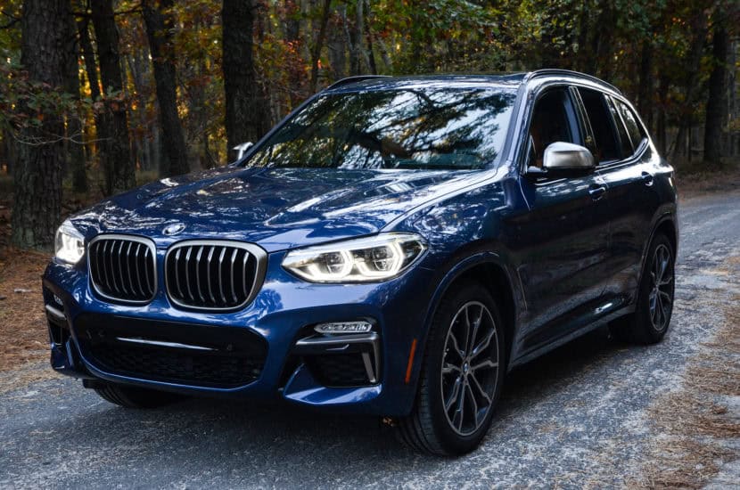 BMW-X3-xDrive-M40i--42 The 2017 BMW X3 M40i parked on a road