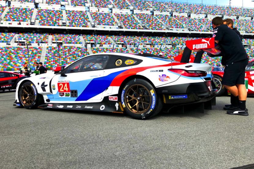 The BMW M8 GTE stripped down is pure mechanical artwork