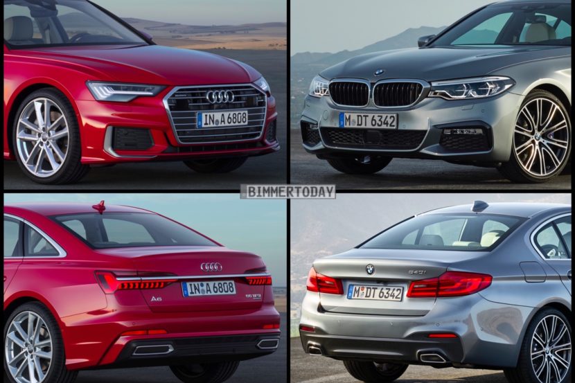 Image Comparison: New Audi A6 vs. BMW G30 5 Series