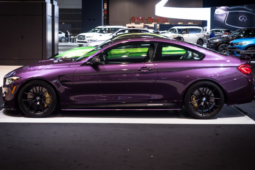 2018 Chicago Auto Show: BMW M4 in Purple Silk with M Performance Parts