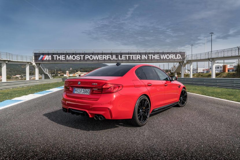 BMW F90 M5 Individual Program: Frozen Black, Purple Silk, Java Green, Ferrari Red