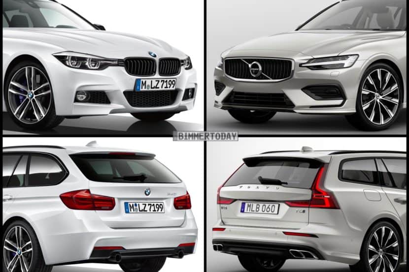 Photo Comparison: BMW 3 Series Touring vs Volvo V60