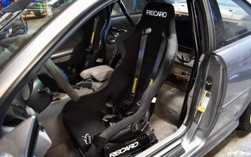 Silver Gray BMW E46 M4 Gets Recaro Profi SPG Bucket Seats At European Auto Source