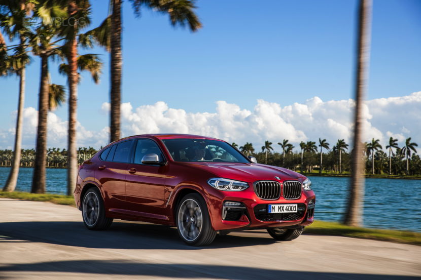 First videos of the new 2018 BMW X4