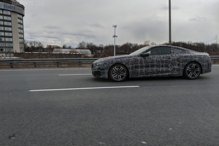 SPIED: BMW 8 Series Convertible caught with top down