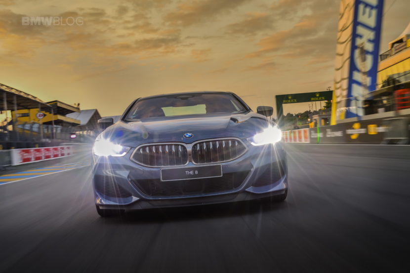 New BMW M850i on track at Le Mans Circuit