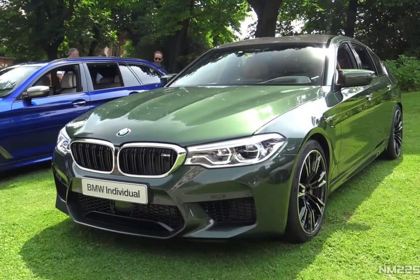BMW M5 looks great in Green