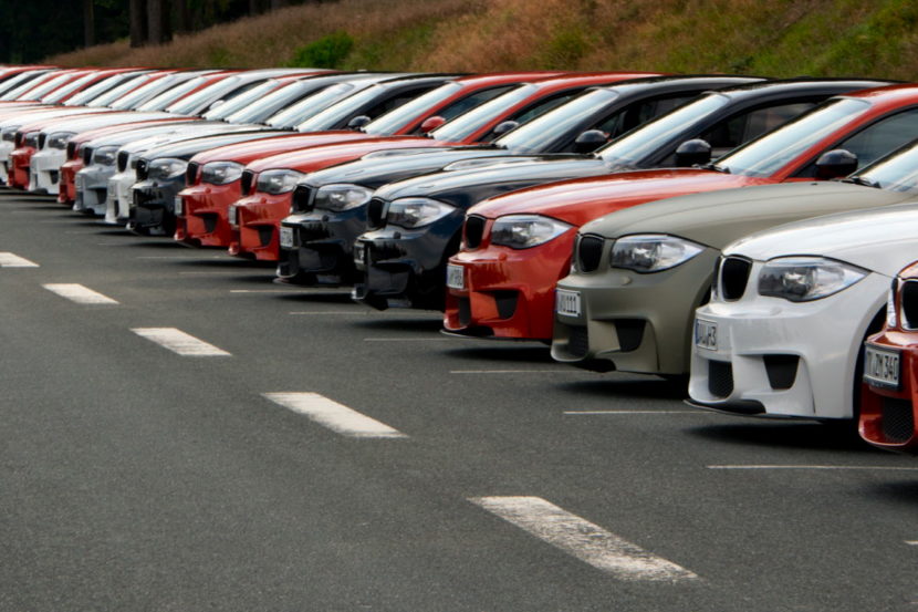 Nearly 50 BMW 1Ms got together for a picnic