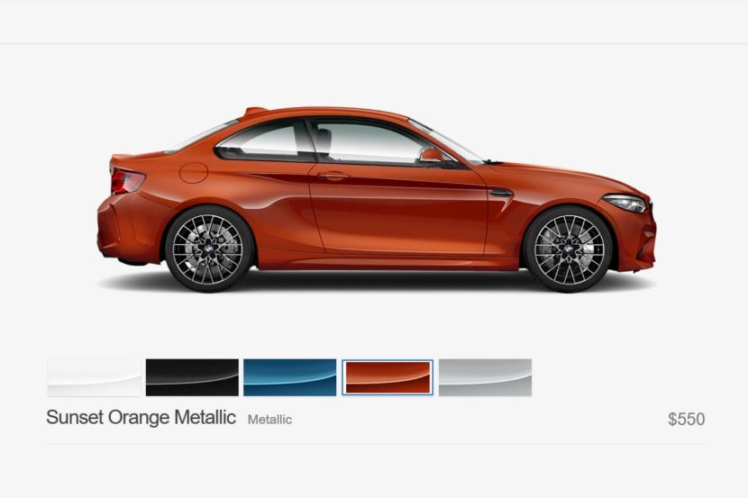 BMW M2 Competition Configurator live on bmwusa.com