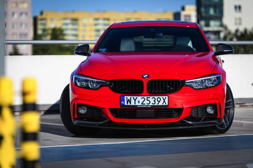Bright red in Poland: BMW 4 Series Gran Coupe with M Performance Parts