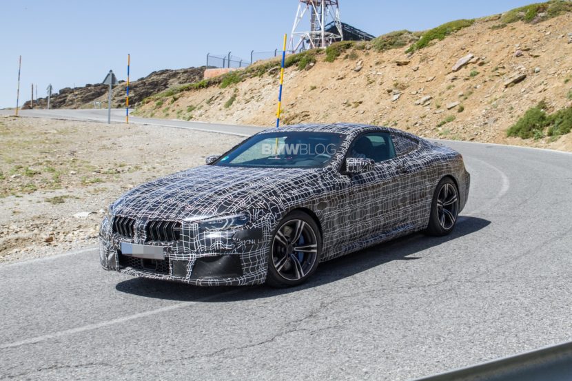 BMW M8 Coupe shows its curves again during testing