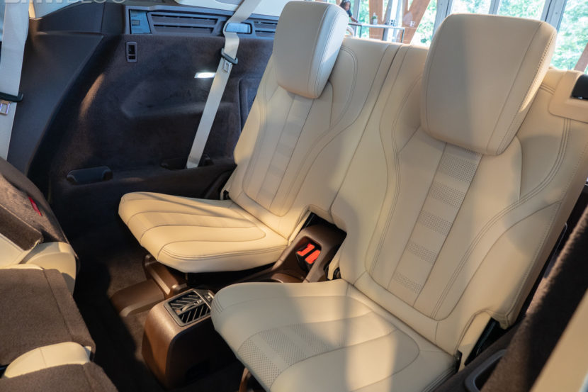First look at the third-row seat in the new BMW X5