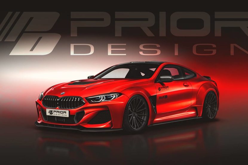 Prior Design is working up a very angry BMW 8 Series widebody kit