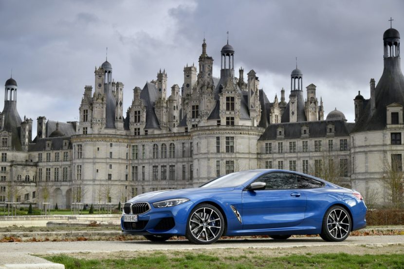 BMW M850i xDrive Coupe in Sonic Blue
