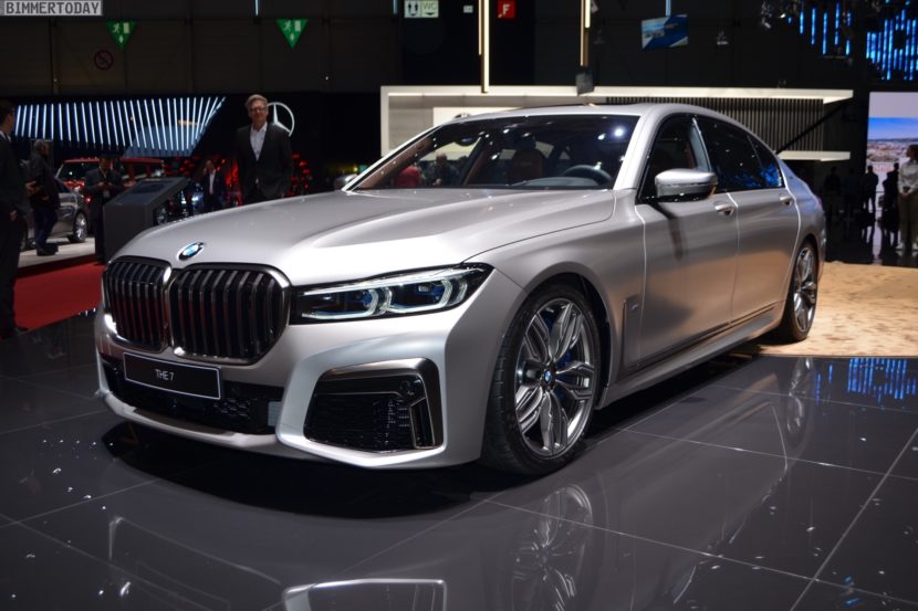 Geneva 2019: BMW M760Li facelift in Individual Frozen Cashmere
