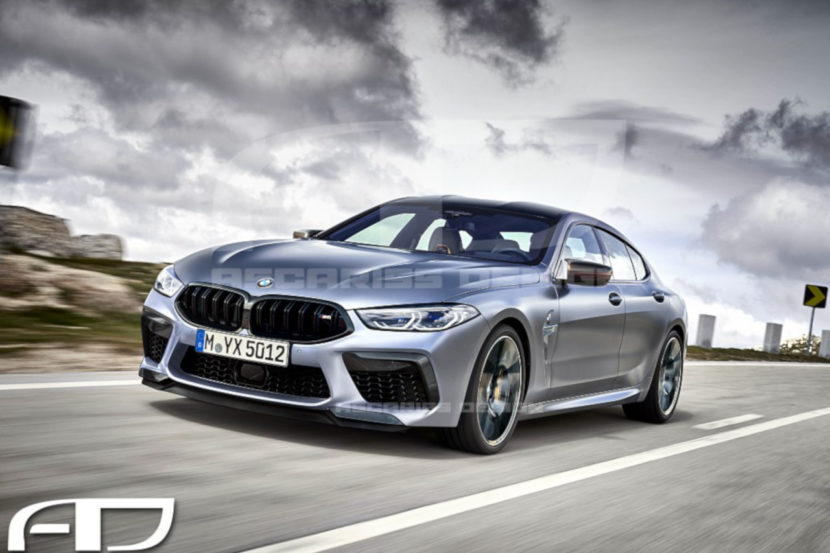 BMW M8 Gran Coupe gets another render