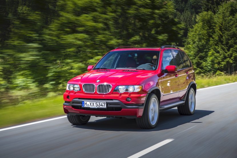 BMW X5 4.6is on the road