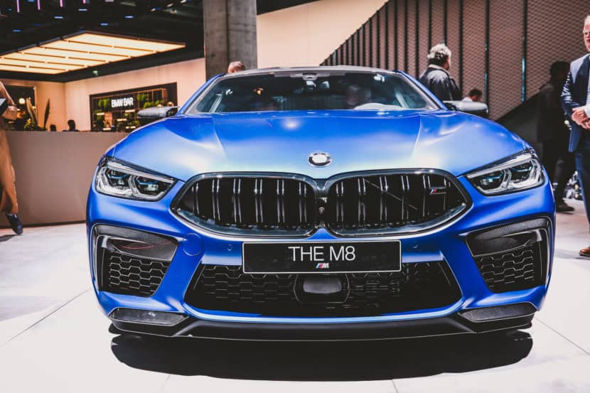2019 IAA: BMW M8 Competition in Frozen Marina Bay Blue