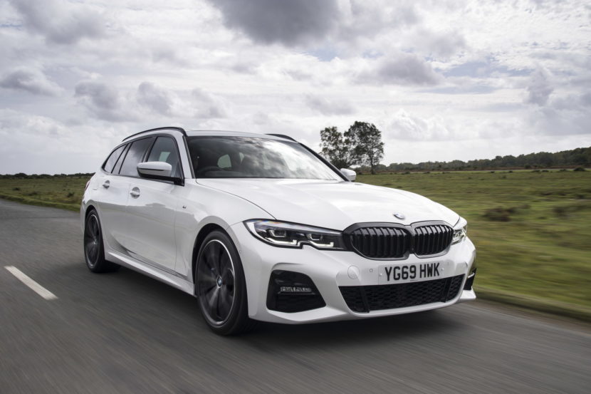 SPIED: Facelifted BMW 3 Series Touring Seen with New Headlights